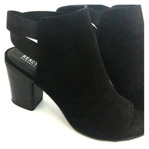 Women’s Kenneth Cole Slingback Black Bootie Sz 8.5